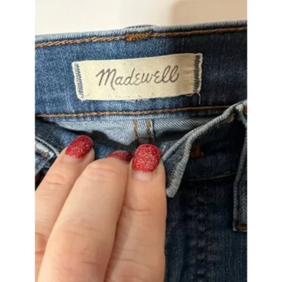 Madewell Cali Demi-Boot Blue Jeans Size 24 - Picture 3 of 3